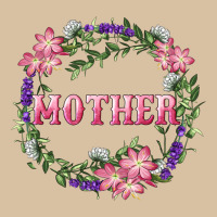 Mother With Floral Wreath Heavyweight Hoodie | Teevron