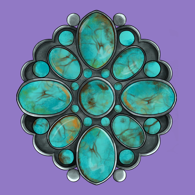 Turquoise Gemstone Urban Hoodie by Artiststas | Teevron