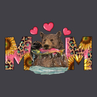 Mom Bear With Sunflowers Heavyweight Hoodie | Teevron