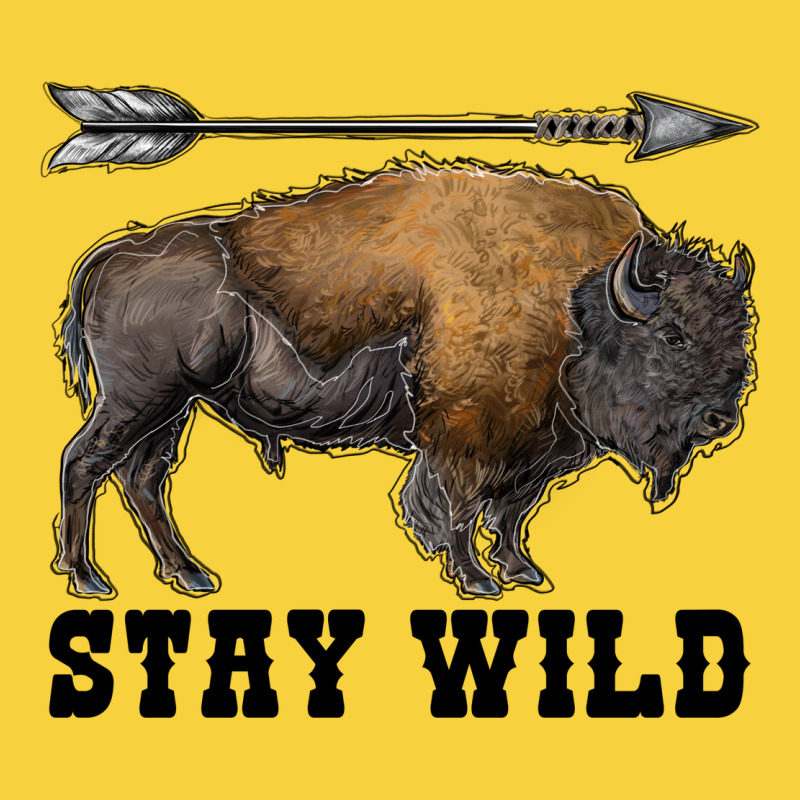 Stay Wild Bison Premium Sweatshirt by RanaPortraitStore | Teevron