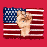 American Flag With Hand Premium Hoodie | Teevron