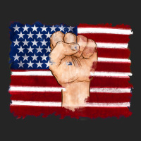 American Flag With Hand Premium Hoodie | Teevron
