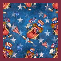 4th Of July Hotdog Seamless Pattern Premium Hoodie | Teevron