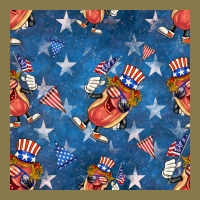 4th Of July Hotdog Seamless Pattern Premium Hoodie | Teevron