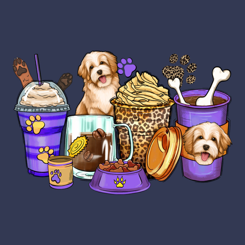 Havanese Terrier Coffee Cups Heavyweight Hoodie by Zillion Design Studio | Teevron