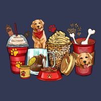 Golden Retriever Coffee Cups Heavyweight Hoodie | Teevron