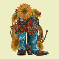 Western Boots With Sunflowers Urban Hoodie | Teevron