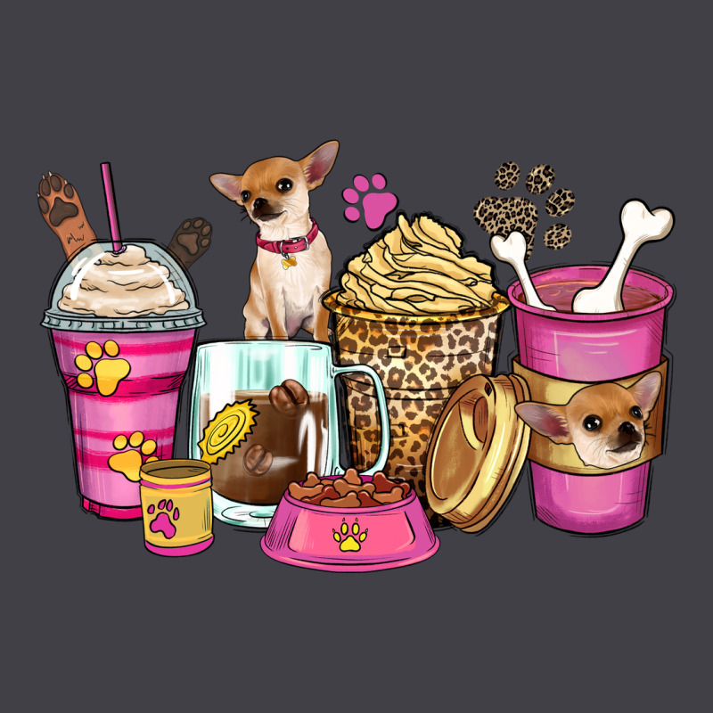 Chihuahua Coffee Cups Heavyweight Hoodie by Zillion Design Studio | Teevron