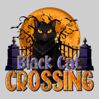 Black Cat Crossing Premium Sweatshirt | Teevron