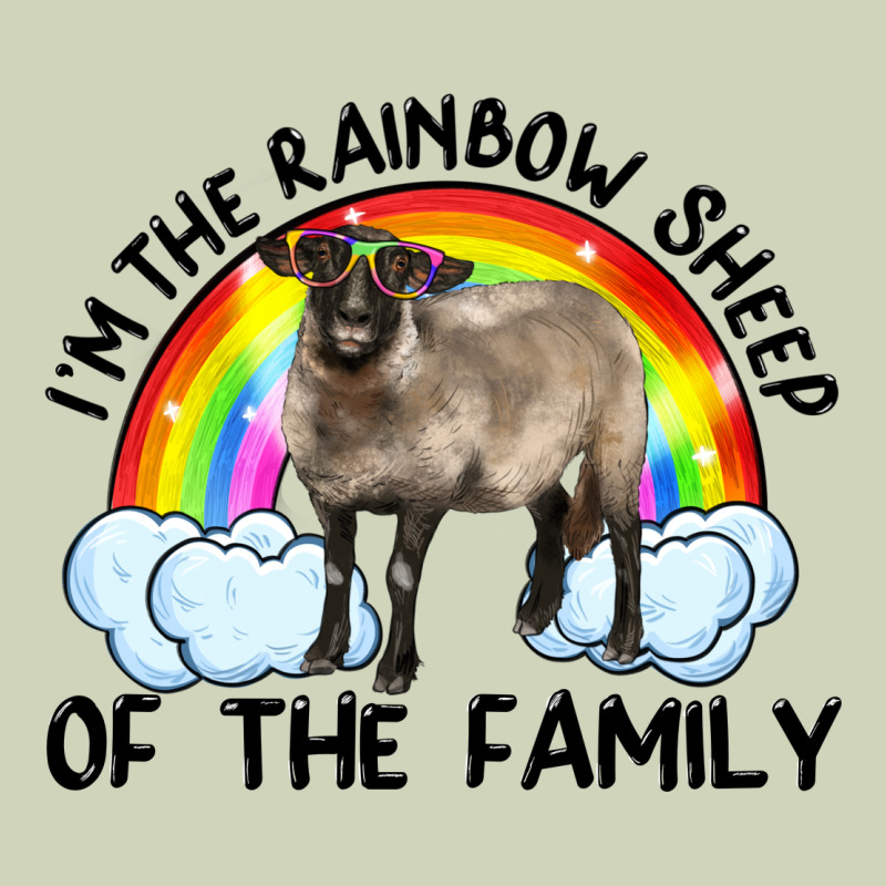 I'm The Rainbow Sheep Of The Family Suffolk Sheep Black Face Sheep Heavyweight Hoodie by RanaPortraitStore | Teevron