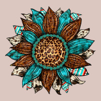 Gemstone Cowhide Leopard Turquoise Sunflower Premium Hoodie | Teevron