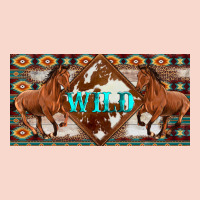 Aztec Horses And Wild With Cowhide License Plate Template Urban Hoodie | Teevron