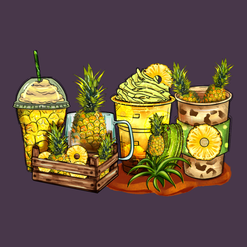 Pineapple Farm Fresh Coffee Cups Heavyweight Hoodie by Zillion Design Studio | Teevron