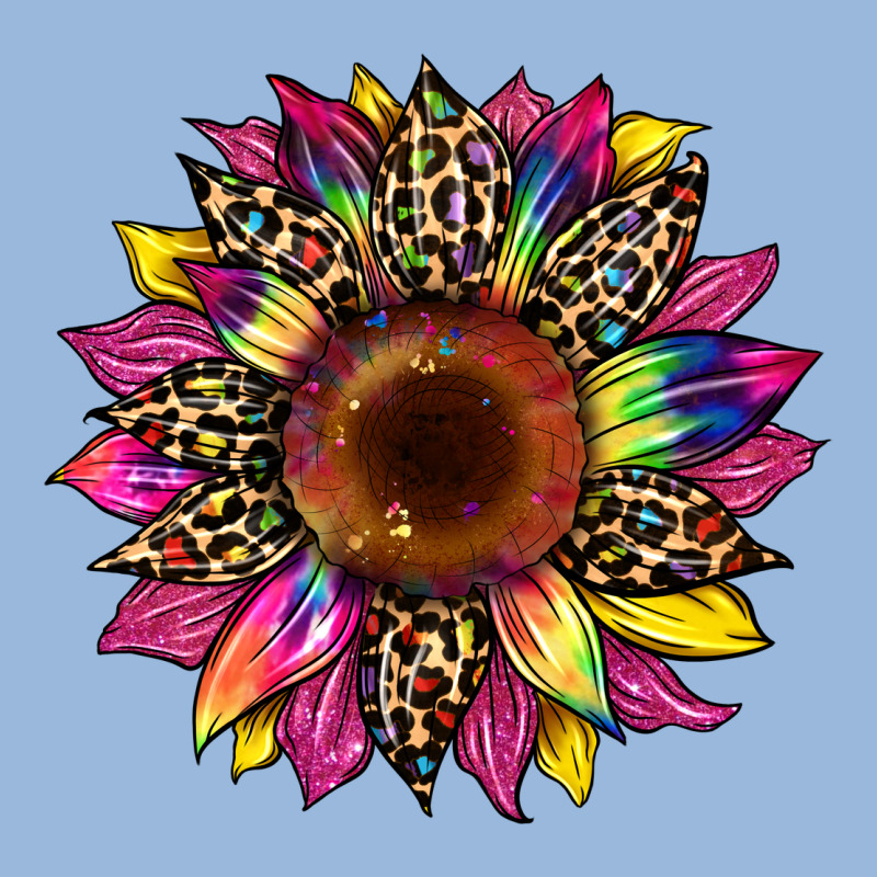 Tie Dye Leopard Sunflower Premium Hoodie by Artiststas | Teevron