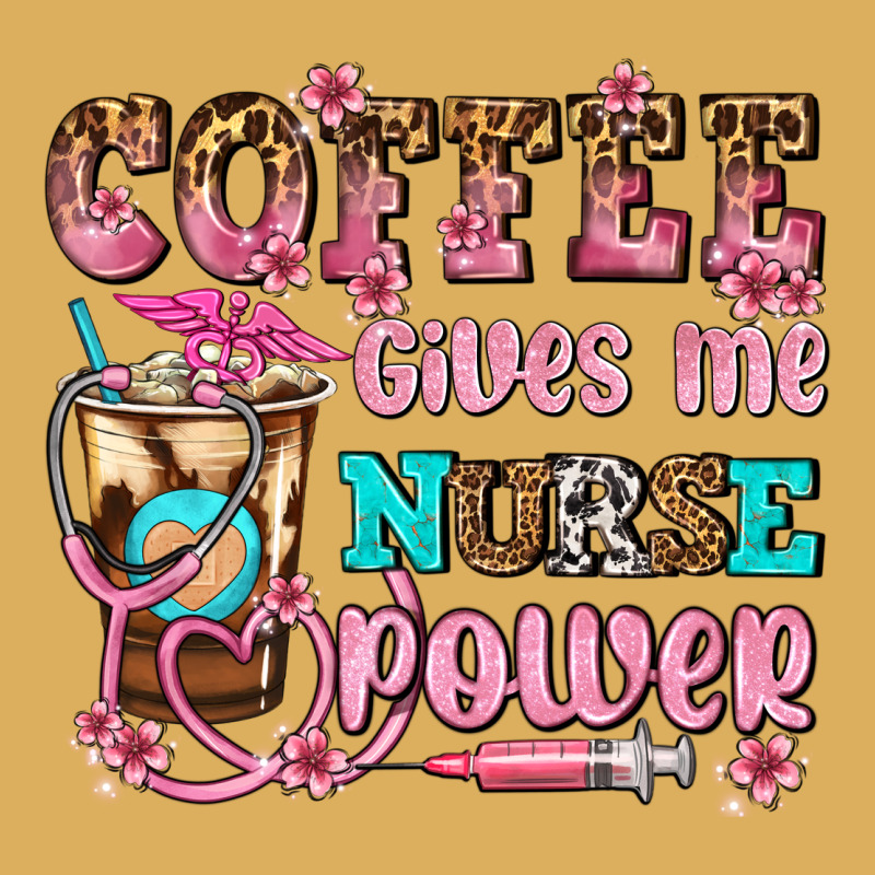 Coffee Gives Me Nurse Power Premium Hoodie by AdoDesignShop | Teevron