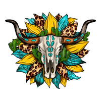 bull skull gemstone cactus leopard sunflower | Teevron