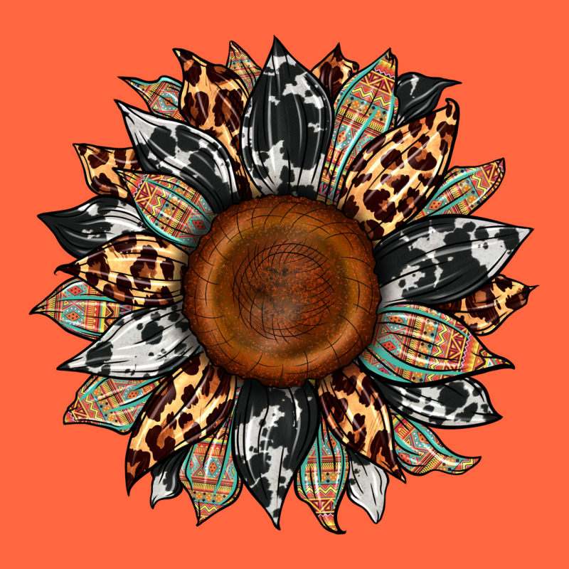 Cowhide Leopard Aztec Sunflower Premium Hoodie by Artiststas | Teevron