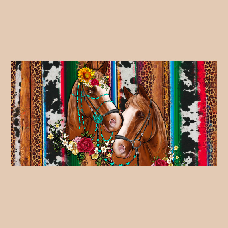 Western Horses Gemstone Horse Cowhide Leopard Floral Background Licens Urban Hoodie by Artiststas | Teevron