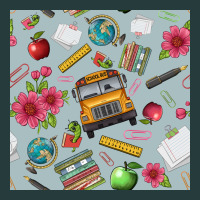 School Bus Back To School Seamless Pattern Premium Hoodie | Teevron