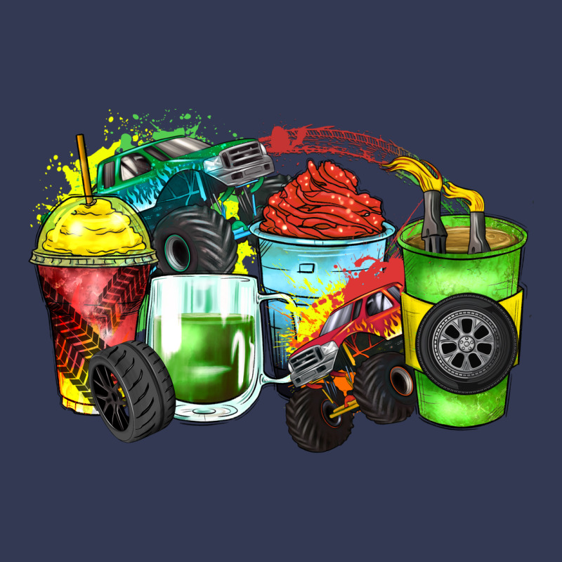 Monster Truck Coffee Cups Heavyweight Hoodie by Zillion Design Studio | Teevron