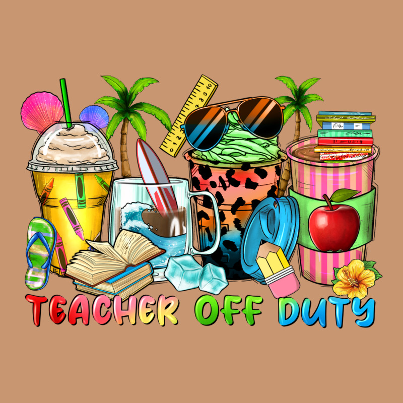 Teacher Off Duty Coffee Cups Heavyweight Hoodie by Zillion Design Studio | Teevron