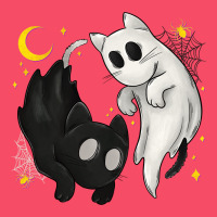 Ghost Cats With Balance Halloween Premium Sweatshirt | Teevron