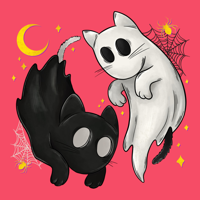 Ghost Cats With Balance Halloween Premium Sweatshirt by texasbilliewilder | Teevron