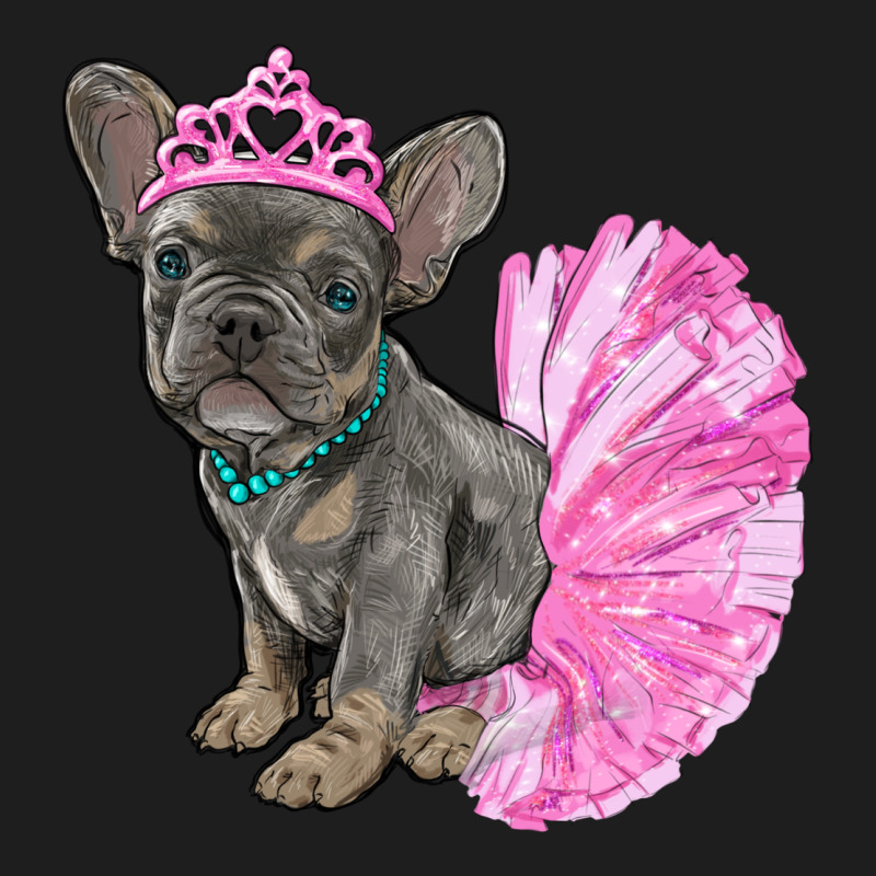 Balerina French Bulldog With Tutu Heavyweight Hoodie by RanaPortraitStore | Teevron