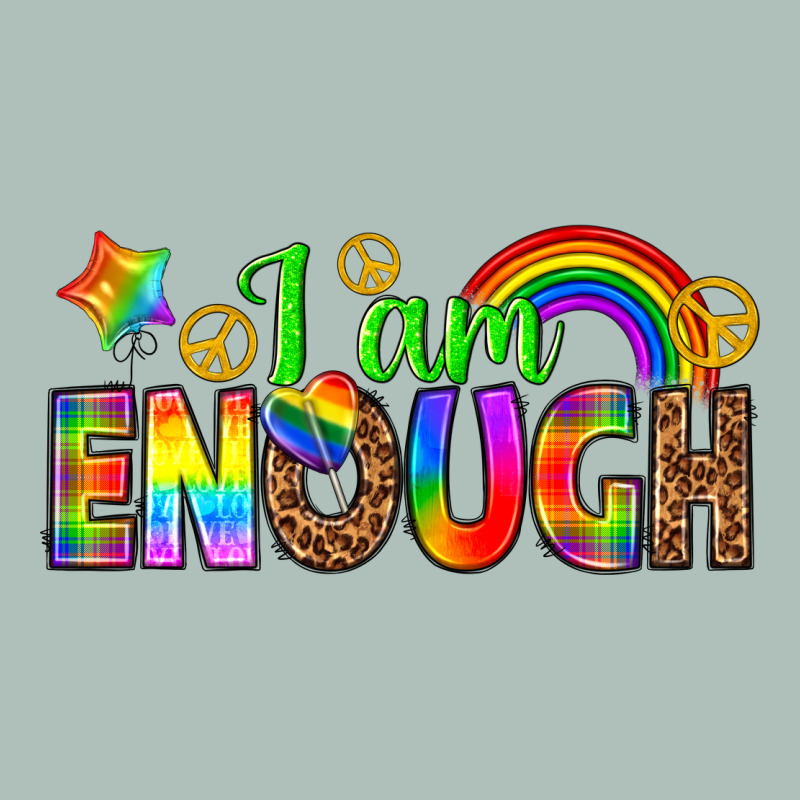 I Am Enough Heavyweight Hoodie by texasbilliewilder | Teevron