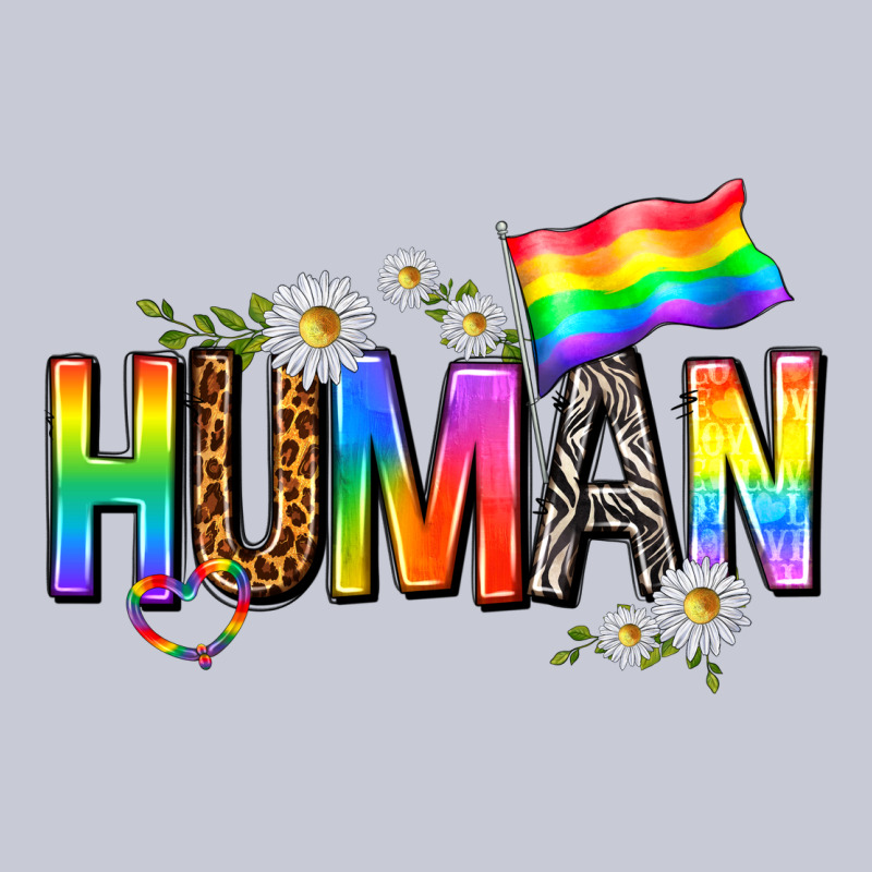 Human With Daisies Heavyweight Hoodie by texasbilliewilder | Teevron