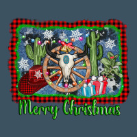 Merry Christmas Western Bull Skull Urban Hoodie | Teevron