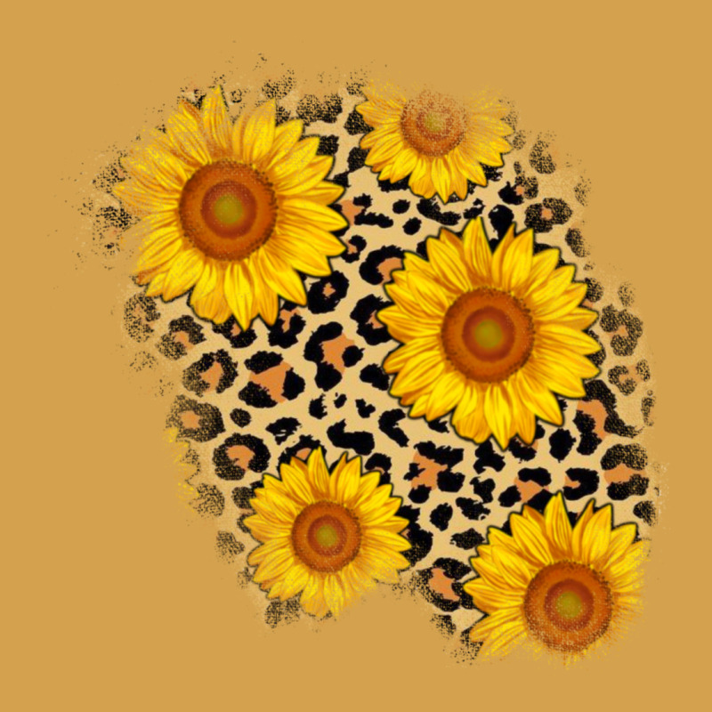 Leopard Sunflower Patch Urban Hoodie by AdoDesignShop | Teevron