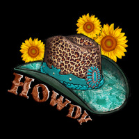 Howdy Leopard Tooled Leather Hat Urban Hoodie | Teevron