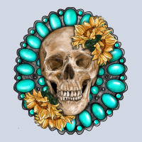 Skull With Gemstone And Sunflower Premium Sweatshirt | Teevron