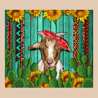Goat With Sunflower And Cactus Urban Hoodie | Teevron