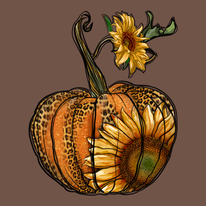Pumpkin With Sunflower Premium Sweatshirt by RanaPortraitStore | Teevron