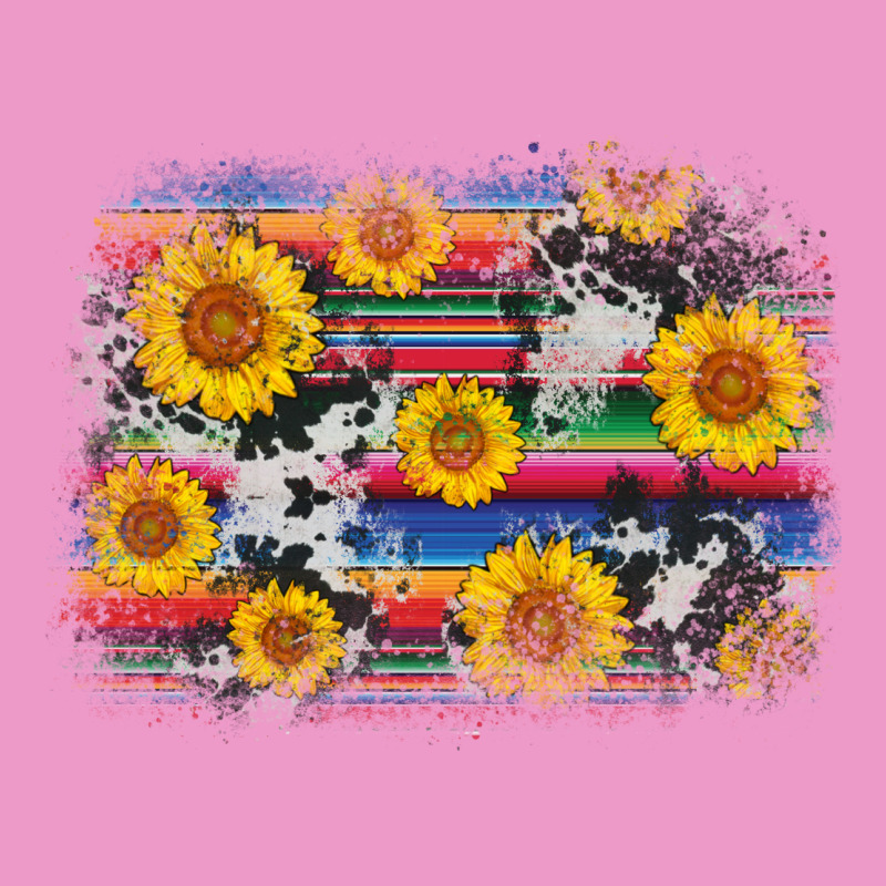 Serape Cowhide Sunflower Background Urban Hoodie by AdoDesignShop | Teevron