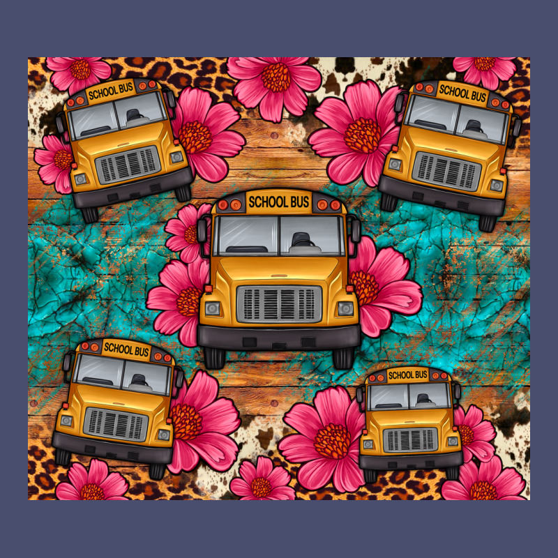 School Bus Leopard Cowhide Vintage Tee by Artiststas | Teevron