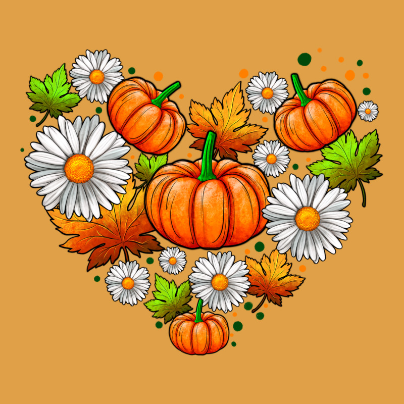 Pumpkin And Daisies Premium Hoodie by AdoDesignShop | Teevron