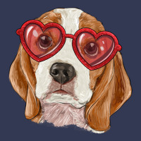 Beagle With Love Glasses Heavyweight Hoodie | Teevron