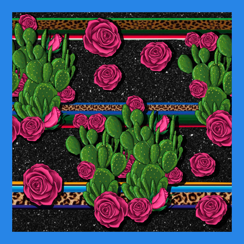 Mexican Rose And Cactus Seamless Pattern Premium Hoodie by BundleAndBundleShop | Teevron