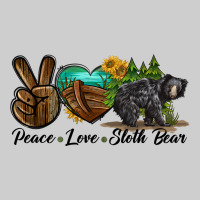 Peace Love Sloth Bear Premium Tee | Teevron