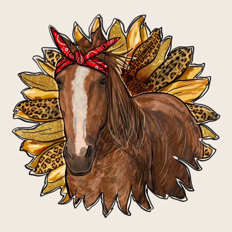 Sunflower With Horse Premium Sweatshirt by RanaPortraitStore | Teevron
