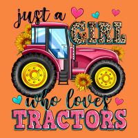 Just A Girl Who Loves Tractors Premium Sweatshirt | Teevron