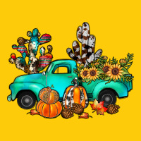 Cactus Pumpkin Truck Fall Premium Hoodie | Teevron