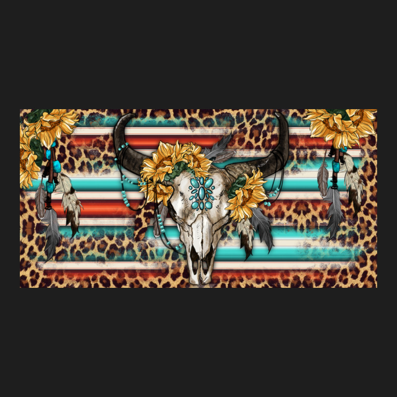 Boho Bull Skull And Serape Heavyweight Hoodie by RanaPortraitStore | Teevron
