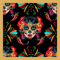 Sugar Skull Seamless Pattern Premium Hoodie | Teevron