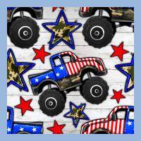 Usa Monster Truck Seamless Pattern Premium Hoodie | Teevron