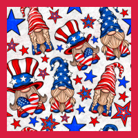4th Of July Patriotic Gnome Seamless Pattern Premium Hoodie | Teevron