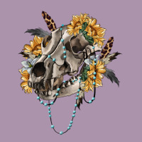 Boho Wolf Skull Heavyweight Hoodie | Teevron